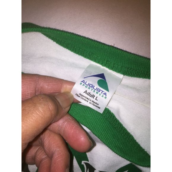 Vintage PHI MU Fraternity/Sorority Spring Formal 2003 Green & White Long Sleeve - Picture 3 of 6
